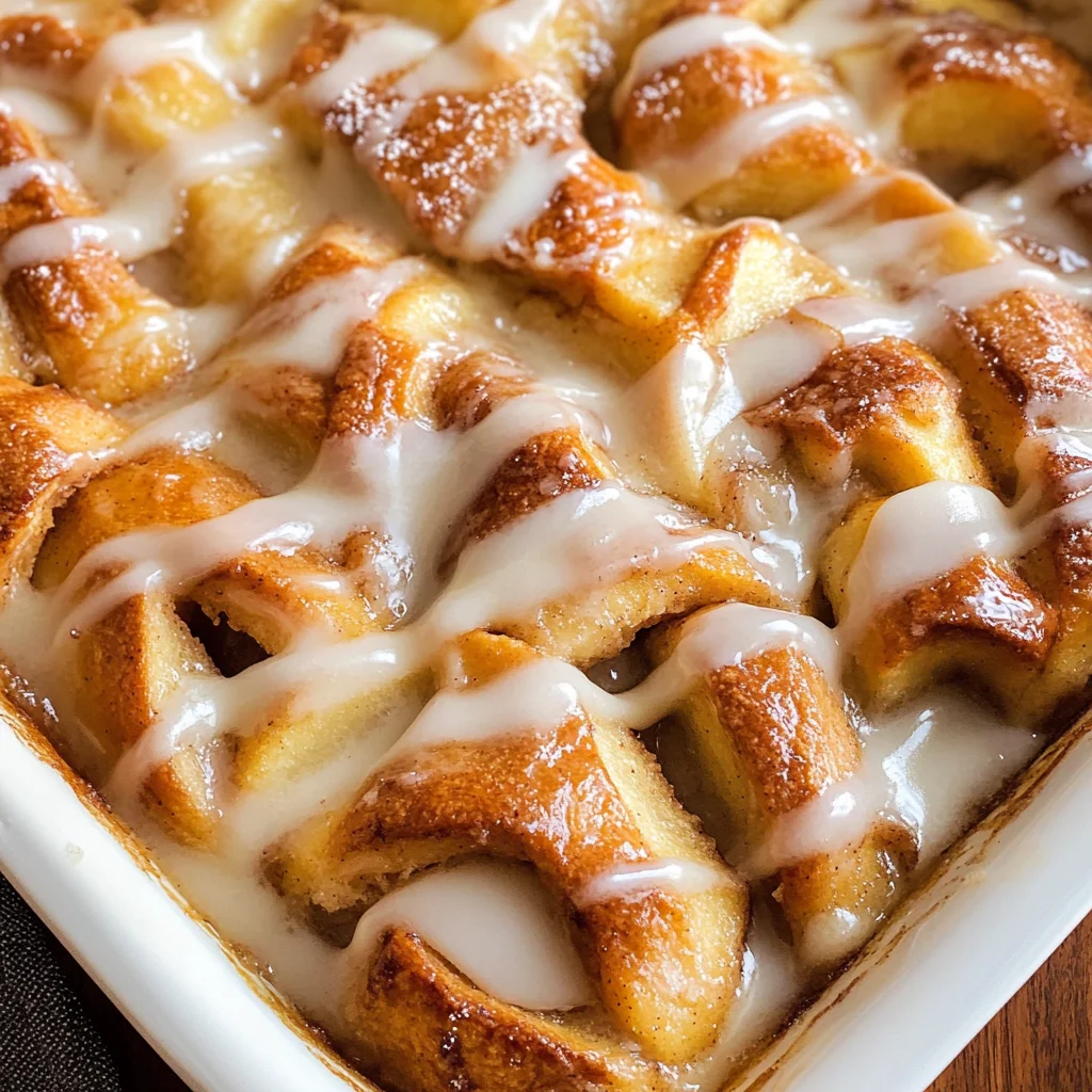 2 Ingredient Apple Cinnamon Roll Bake