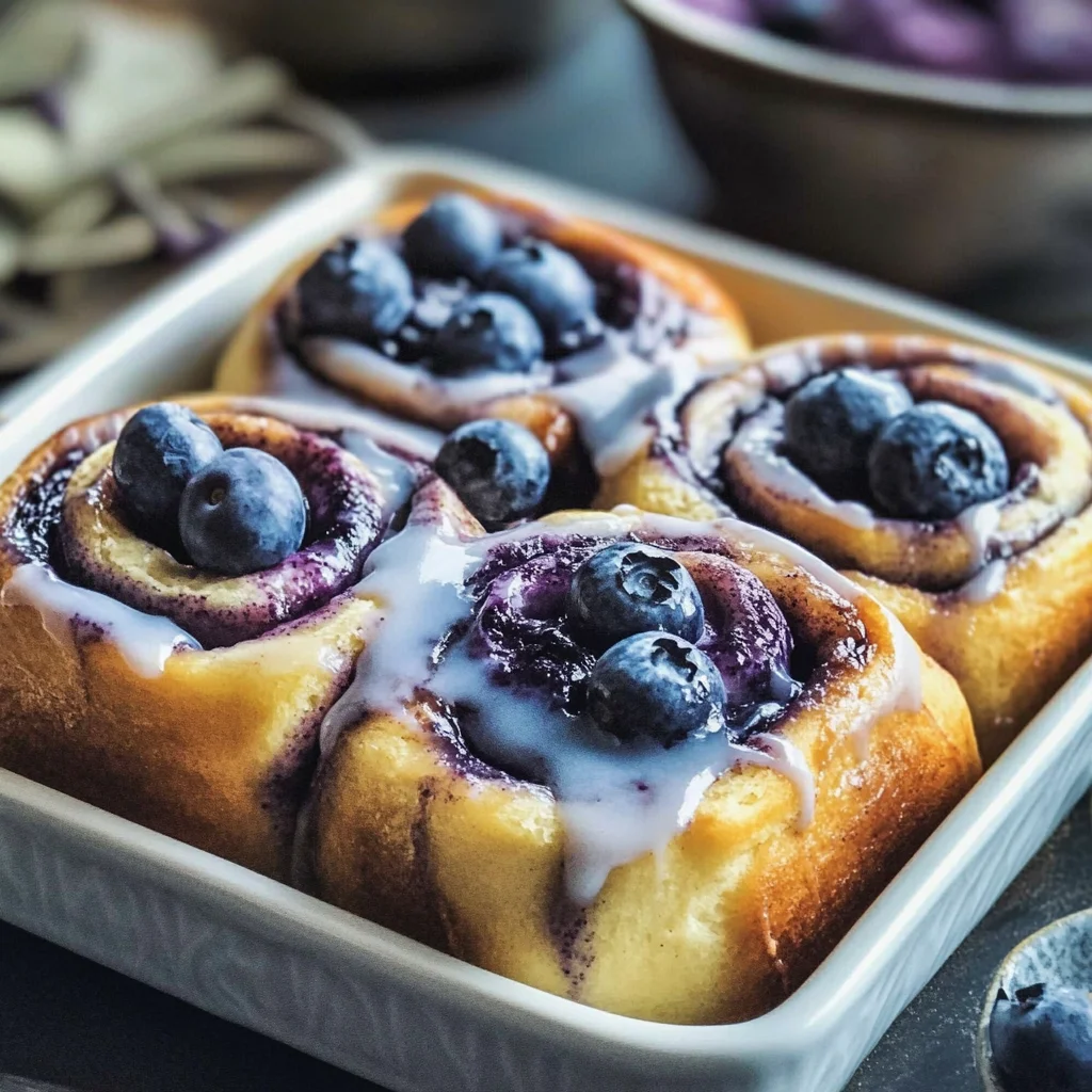 Blueberry Cinnamon Rolls