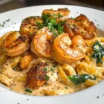 Cajun Shrimp Pasta with Salmon