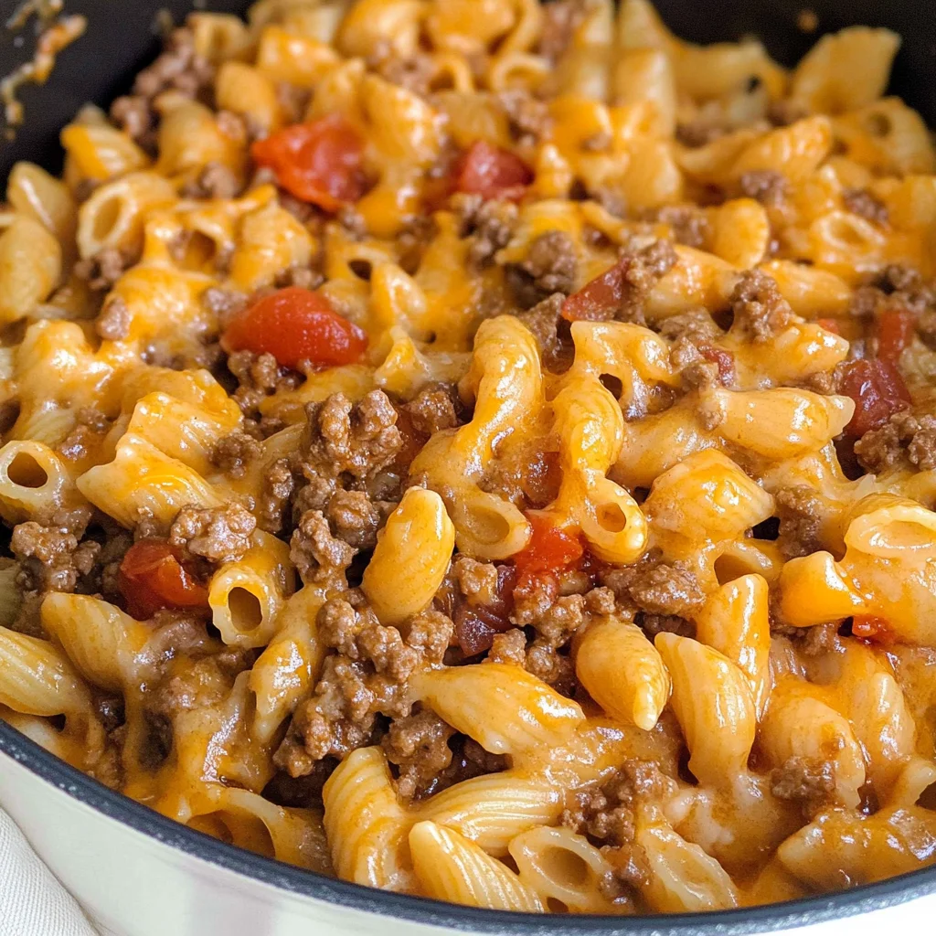 Cheesy Beef Taco Pasta Recipe