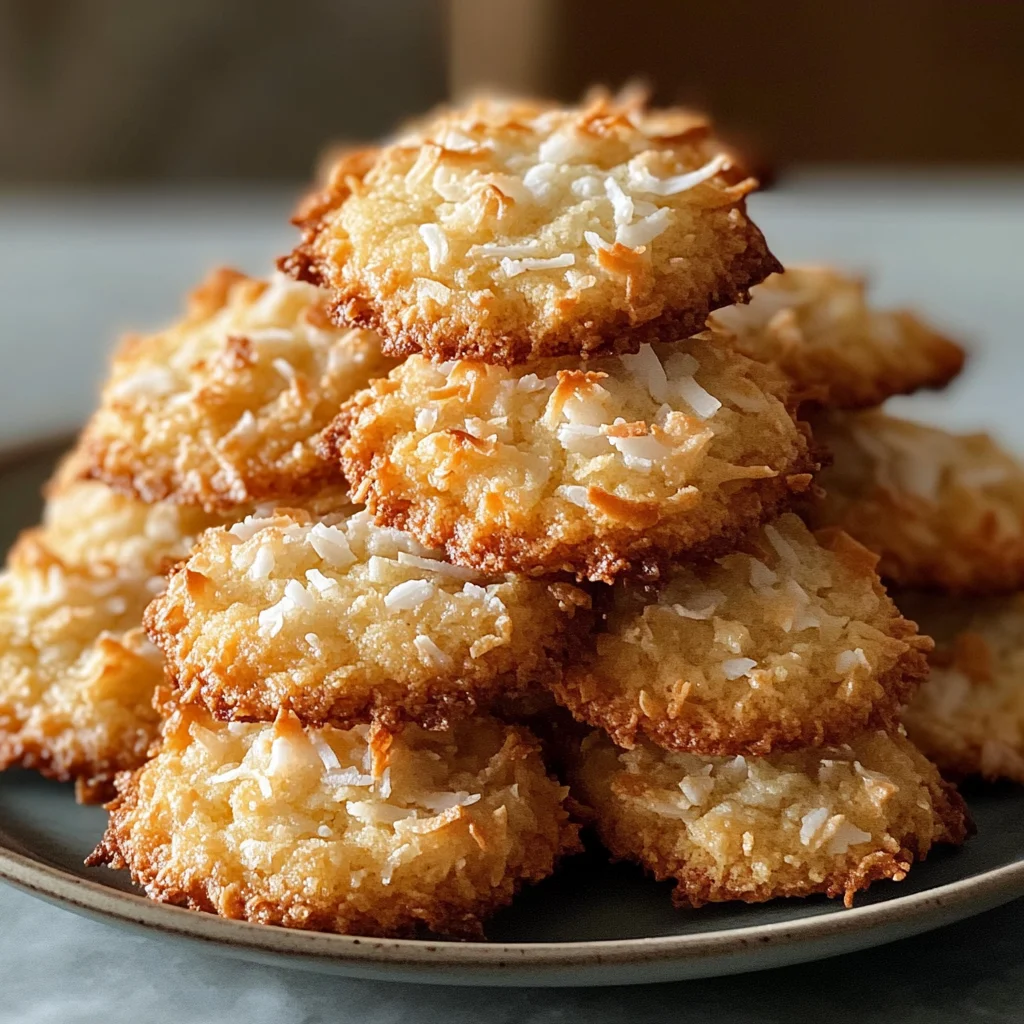 Chewy Coconut Cookies Recipe