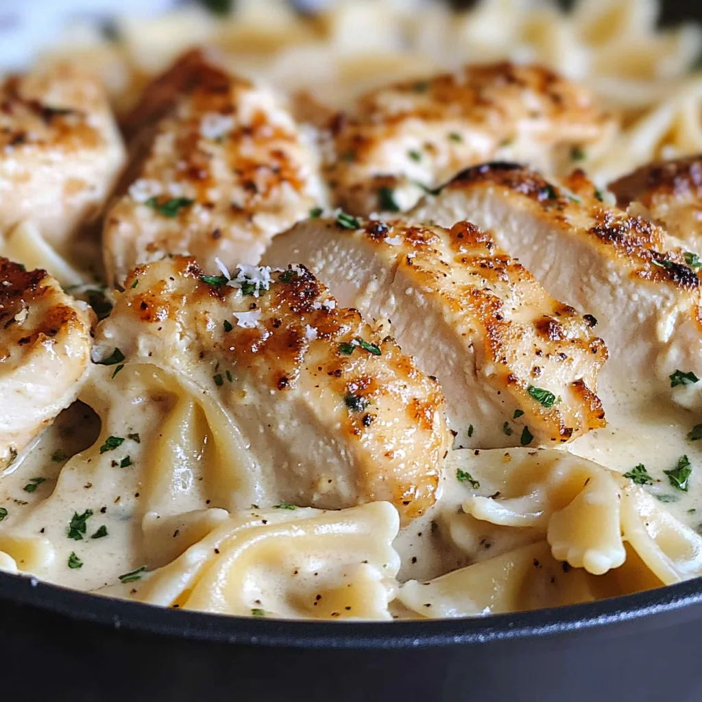 Chicken Garlic Parmesan Pasta