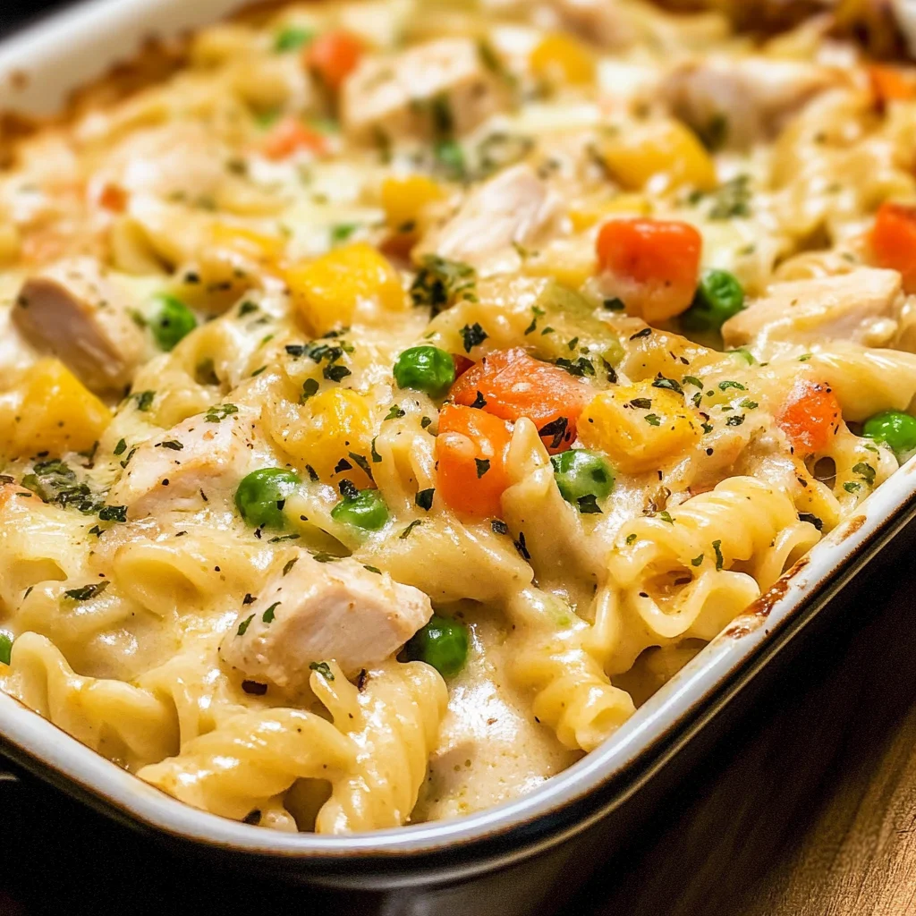 Chicken Pot Pie Pasta