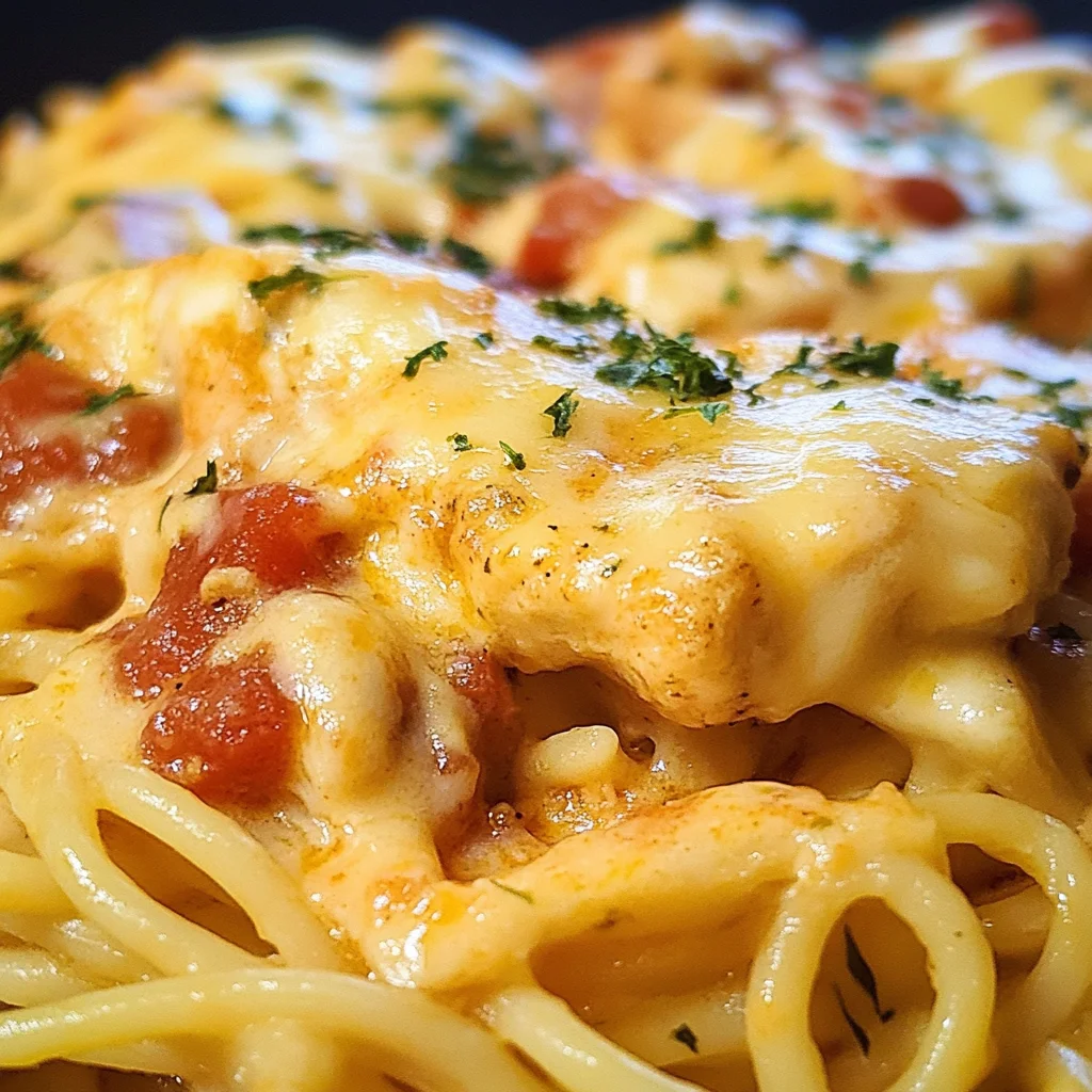 Chicken Spaghetti With Rotel