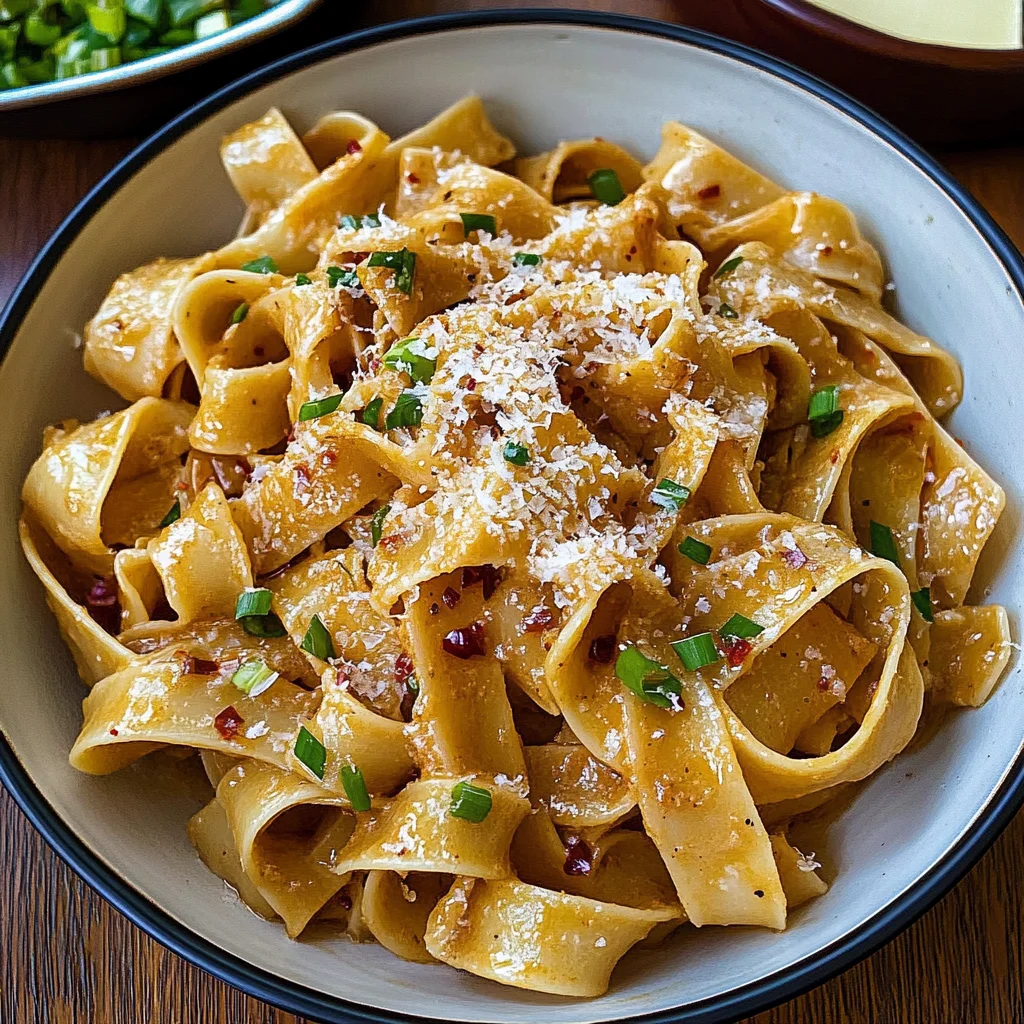 Chili Oil Garlic Butter Pasta