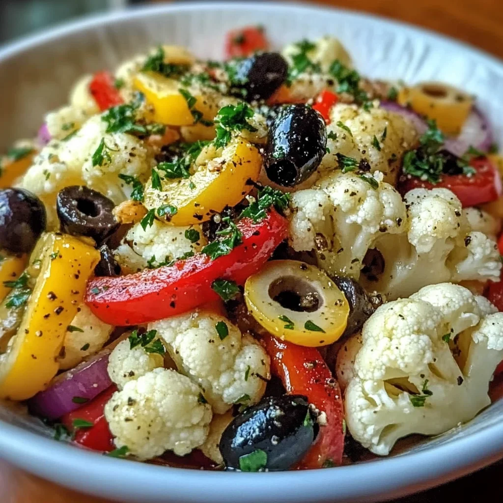 Marinated Cauliflower Salad: A Refreshing Flavor Burst!