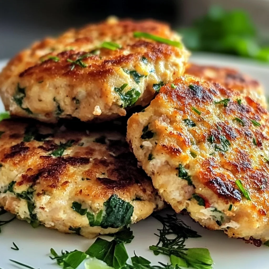 Mediterranean Chicken Patties