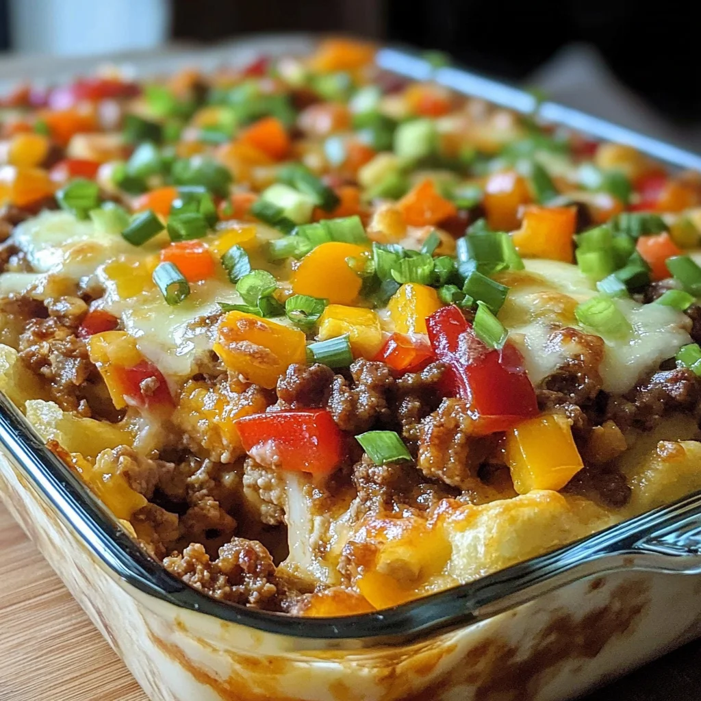 Taco fiesta bubble up casserole