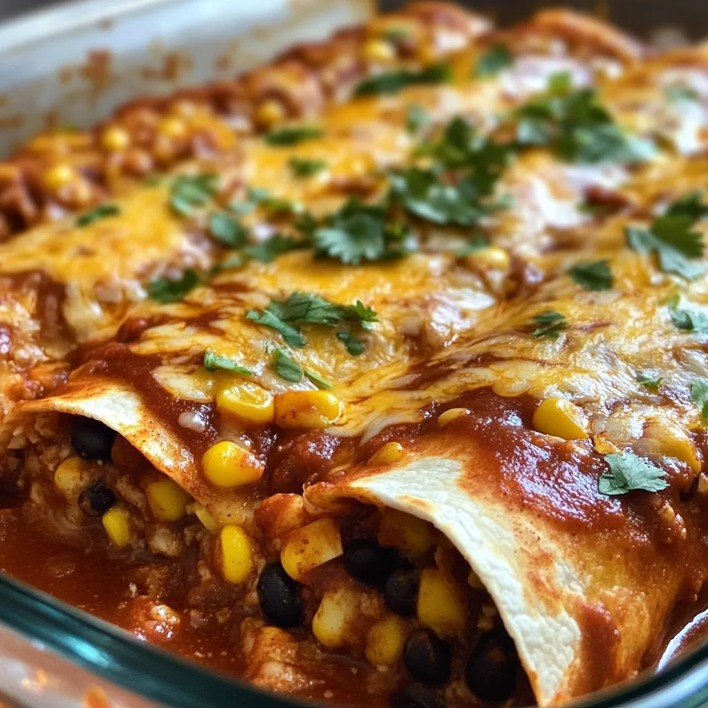 Vegetarian Black Bean Enchiladas: 1 Flavorful Tex-Mex Favorite