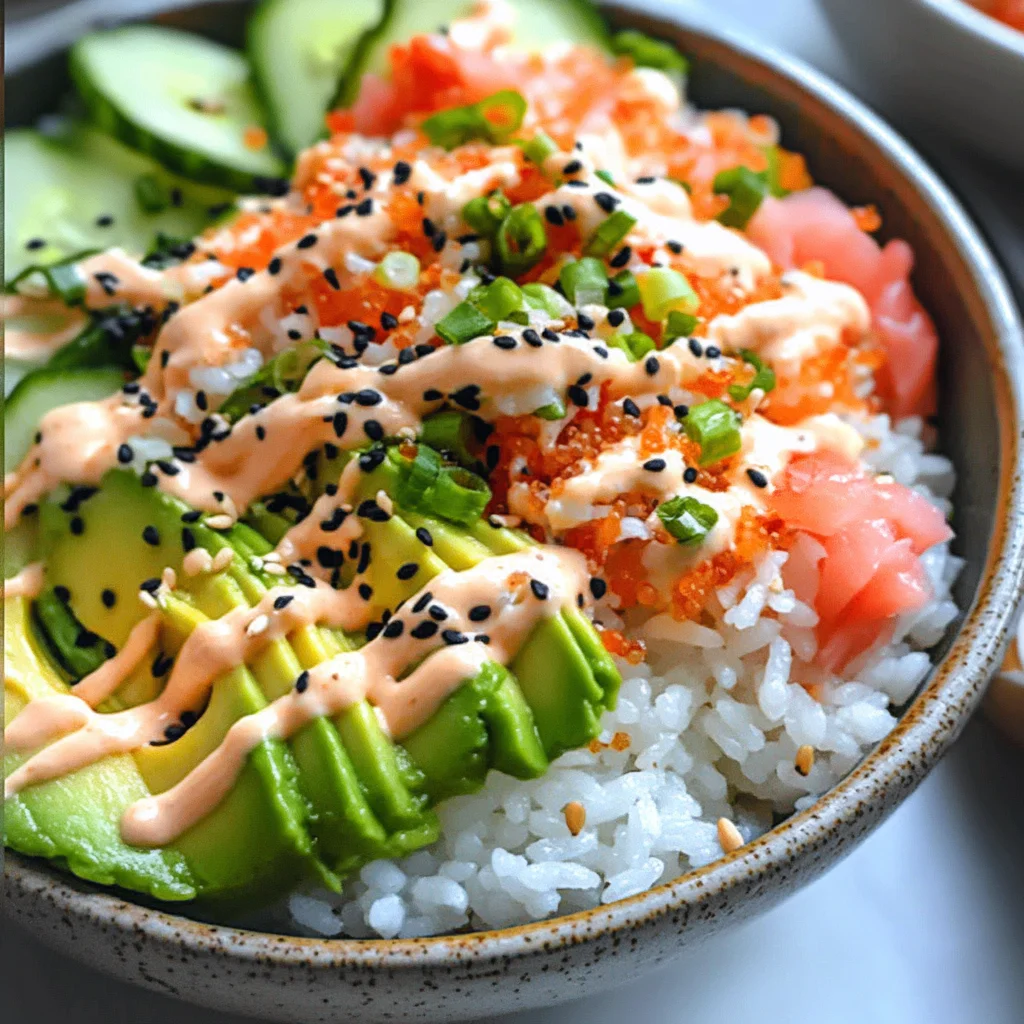 California Roll Sushi Bowls