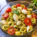 Easy Pesto Tortellini Pasta Salad