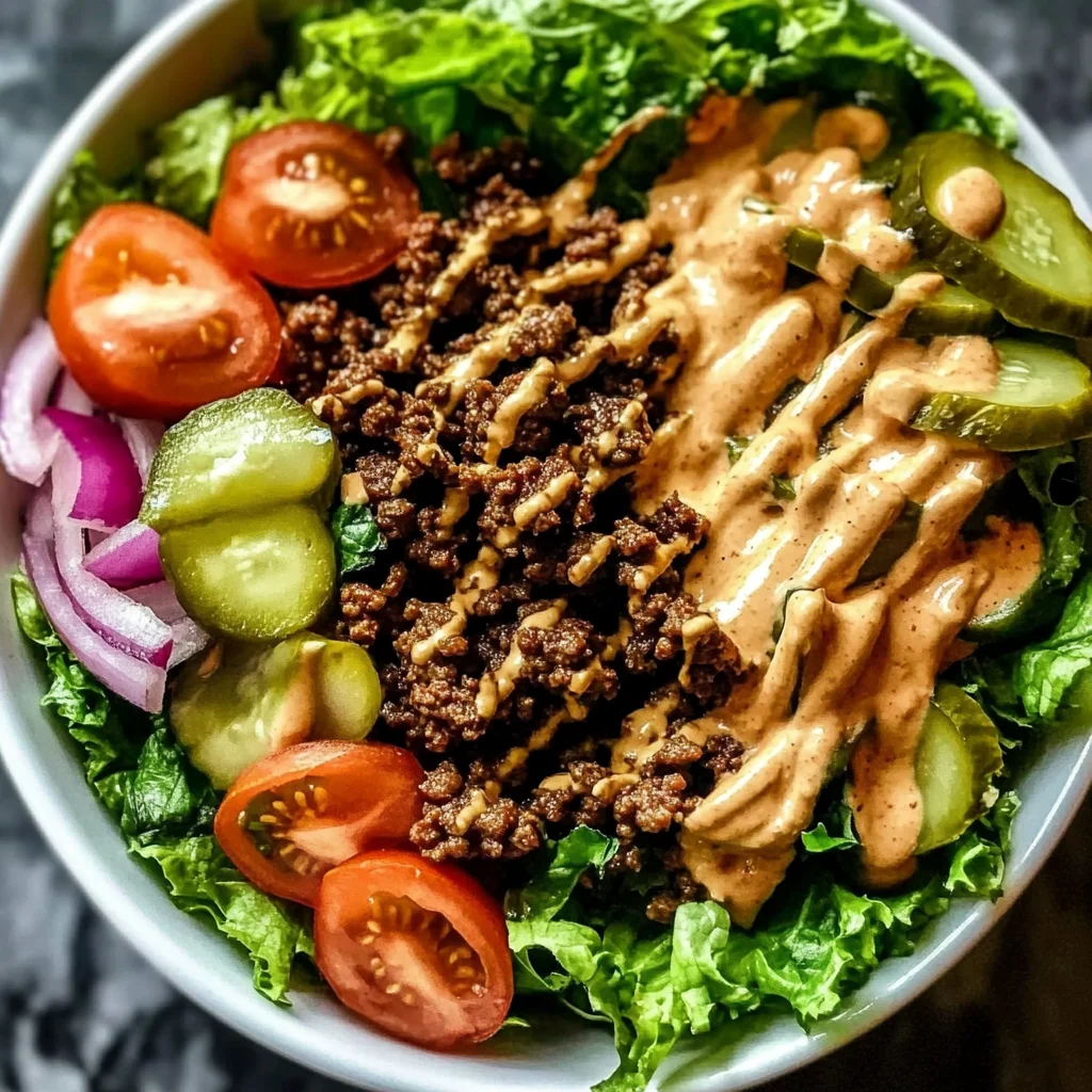 Healthy Burger Bowls with Special Sauce