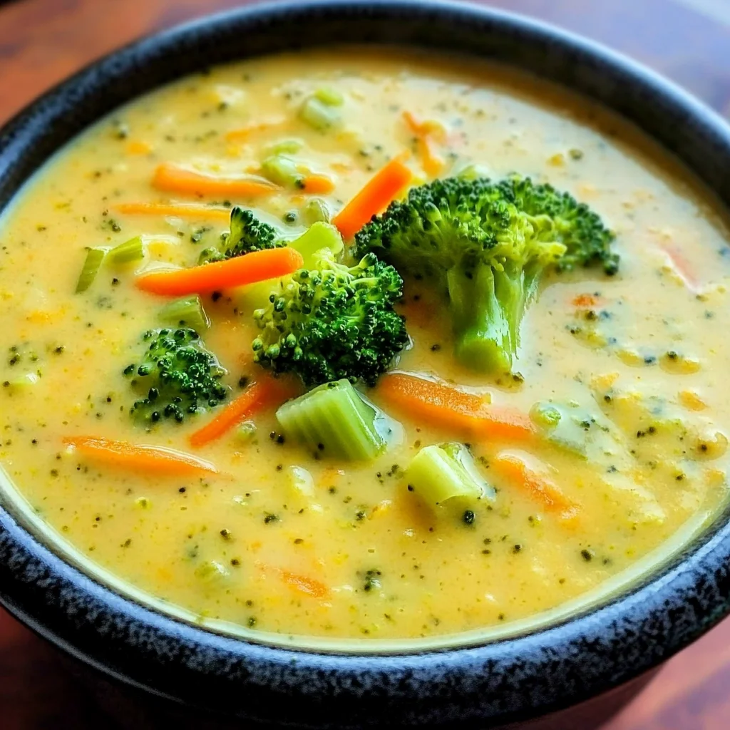 Instant Pot Broccoli Cheddar Soup
