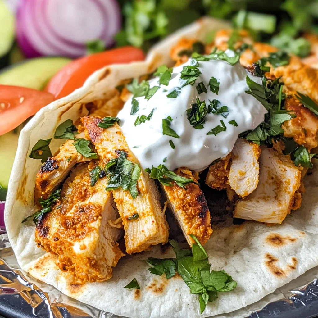 Slow Cooker Chicken Shawarma Recipe