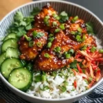 Sweet Chili Chicken Rice Bowls with Chicken Thighs: A Comforting Bowl with a Kick