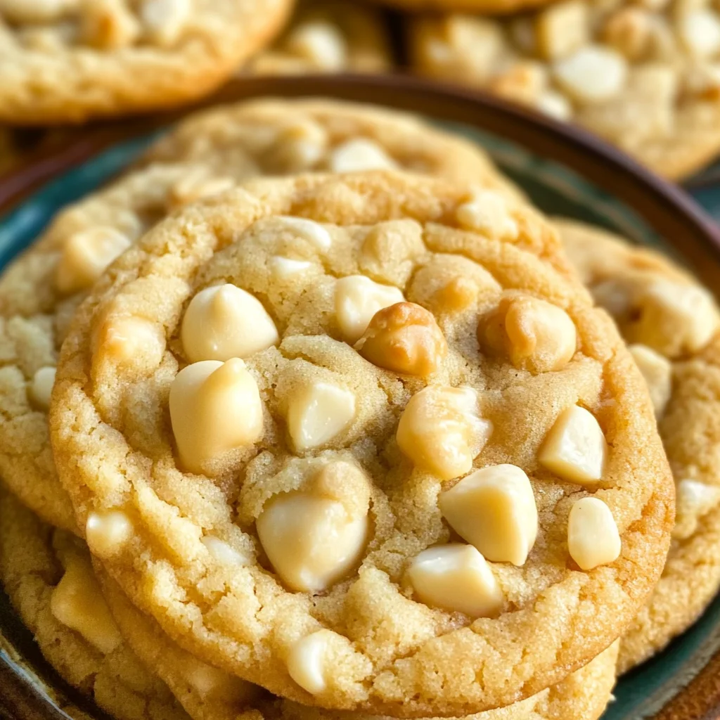 White Chocolate Macadamia Nut Cookies